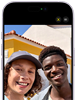 iPhone 17, face avant, fonctionnalité Cadrage centré pour les photos