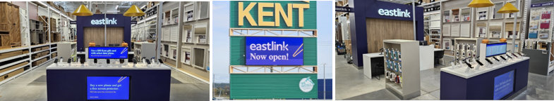 The Eastlink store inside Kent Dartmouth Crossing.