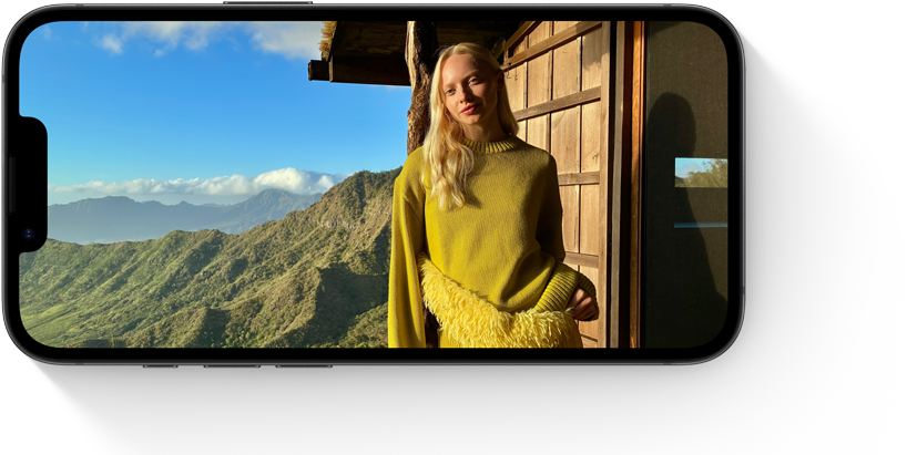 iPhone dix-sept-e, face avant, écran Super Retina XDR